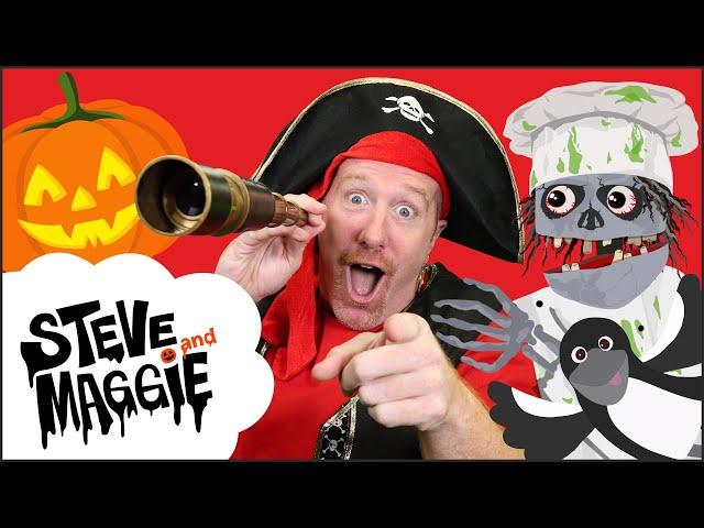 Happy Halloween Pirate, Sea Animals, Mr. Sun, Trick or Treat from Steve and Maggie | Wow English TV