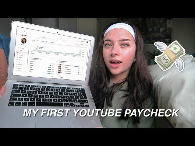 my first youtube paycheck | with 1,000 subscribers