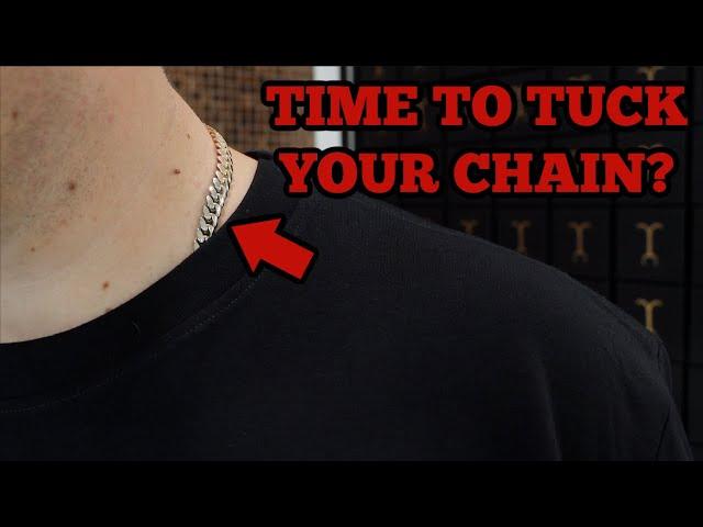 Tuck your GOLD chain in and thank me later!