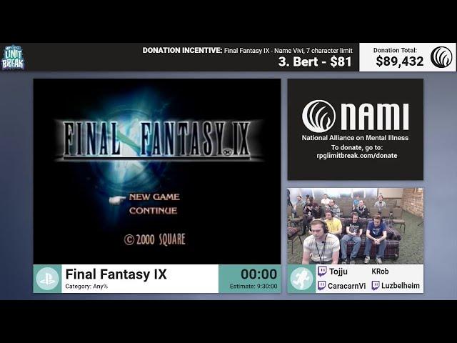 Final Fantasy IX by KRob, CaracarnVi, Luzbelheim, and Tojju (RPG Limit Break 2017 Part 48)