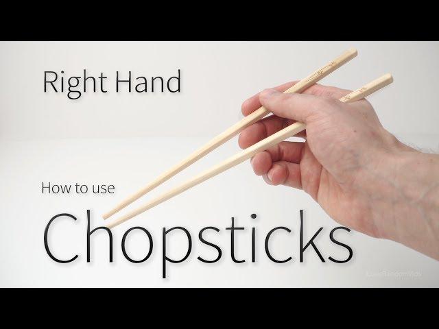 How to use Chopsticks Correctly  