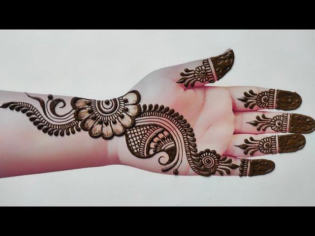 नवरात्रि स्पेशल मेहंदी डिजाइन 2024| mahadir dijain| mehndi design front hand| mehndi design new