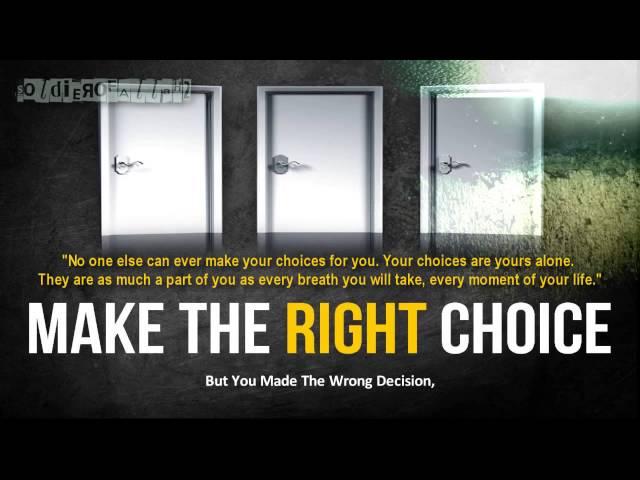 ┇ Make The Right Choice ᴴᴰ ┇ Thought Provoking ┇ Ummah Of Sunnah ┇