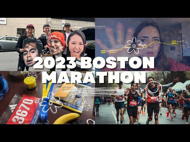 2023 Boston Marathon Vlog; Expo, Cheering, Race Recap, Etc.