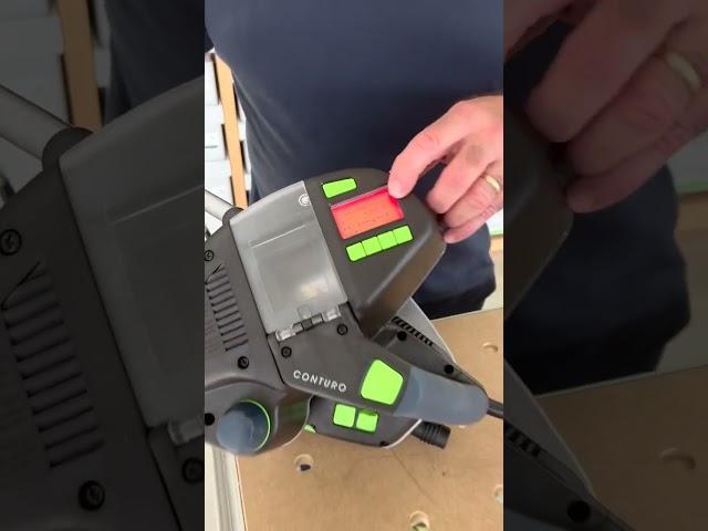 Quick Tip on Festool's Edge Banding Machine #festoolusa #edgebandingmachine