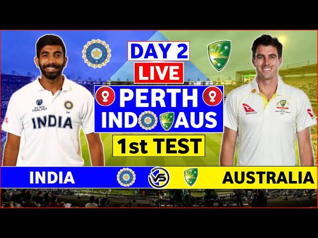 Australia vs India 1st Test Live | AUS vs IND 1st Test Day 2 Live Scores & Commentary | 2nd Session