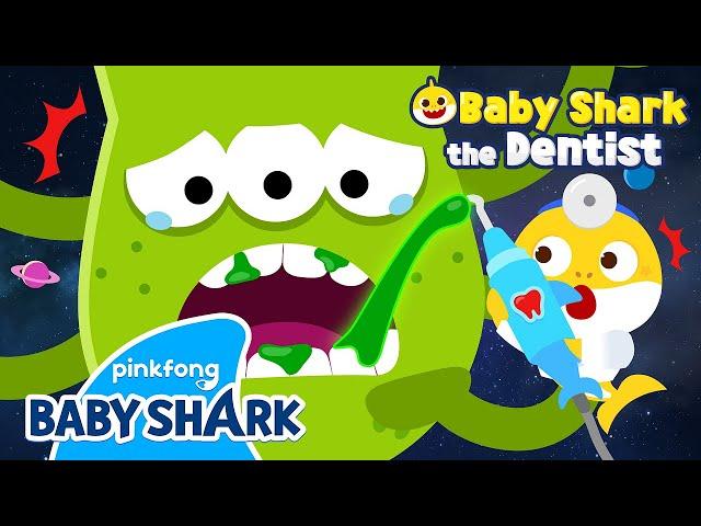 [NEW] Aliens Visit Baby Shark Dentist! | Baby Shark Doctor Hospital Play | Baby Shark Official