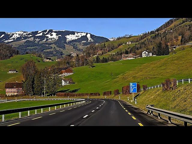  driving switzerland ️ Kanton Schwyz 4K HDR 