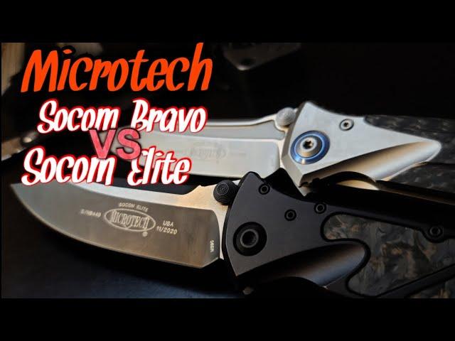 Microtech Socom Elite VS Socom Bravo! 