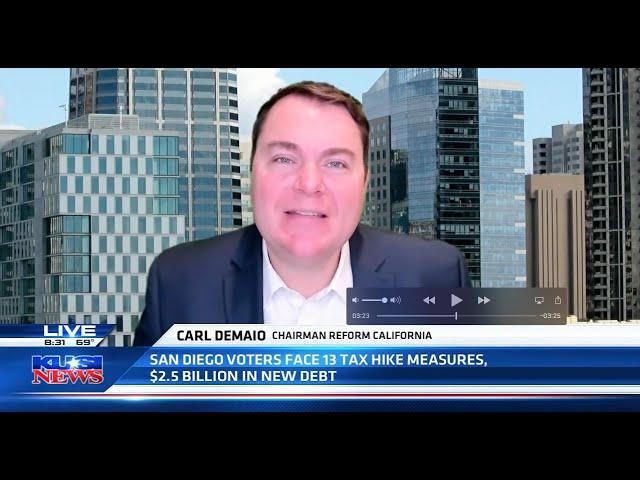 Carl DeMaio Leads Coalition to Defeat All Tax Hikes on the Ballot in San Diego County