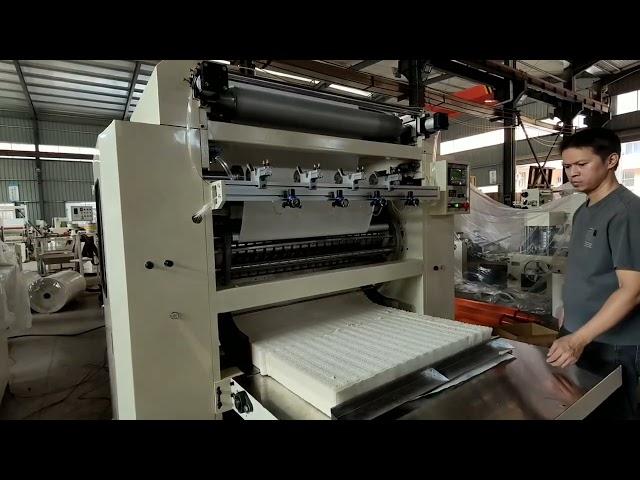 Fabricante de máquina automática de 4 líneas de papel de seda facial de mano toalla de 4 líneas