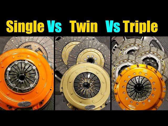 Single Disk vs Twin Disk vs Triple Disk Clutches | Centerforce Clutches SST - Dyad - Triad Overview