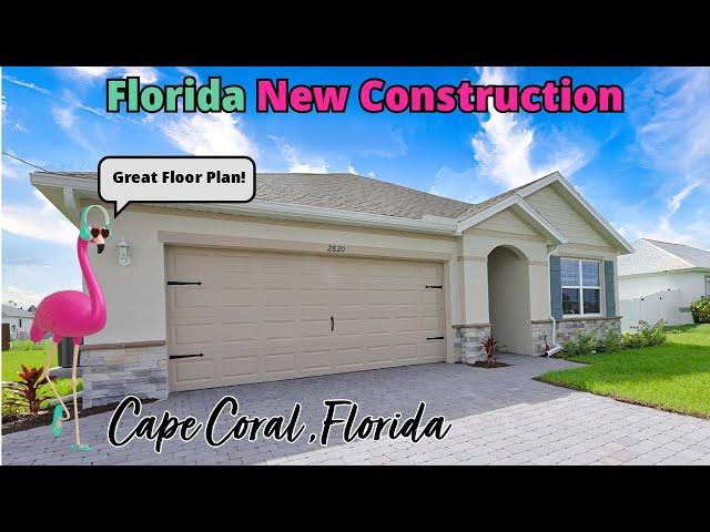 Cape Coral Florida New Construction Home for Sale!