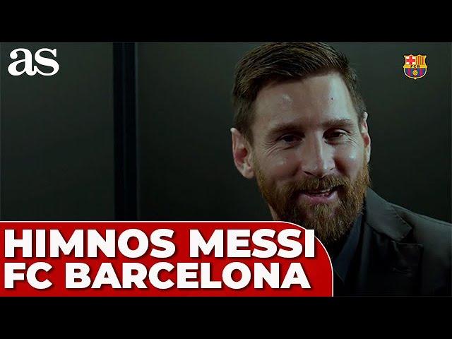 MESSI elige entre los TRES HIMNOS del FC BARCELONA para el 125 aniversario