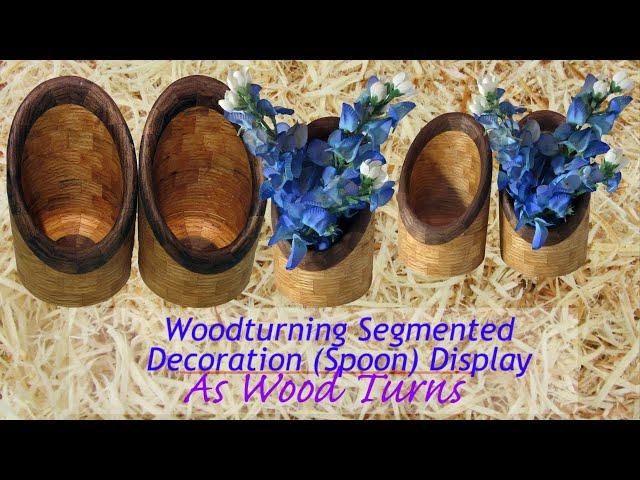 Woodturning Segmented Decoration (Spoon) Display