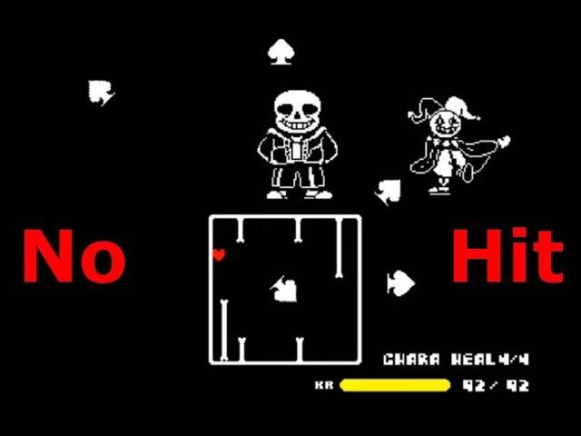 Sans and jevil duo No Hit | undertale/Deltarune fangame | JOEL555_YT