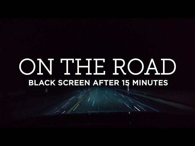 White Noise | CAR RIDE SOUND | 10 Hours | Sleep, Meditation, Studying, and Relaxation | Black Screen