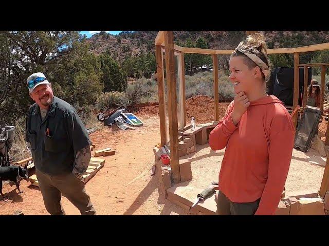 What Is an Earthen Home?? Valerie walks us through the construction of her Cob project!!