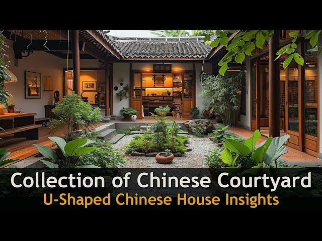 Harmonious U-Shaped Chinese Home Design: Feng Shui Wonders