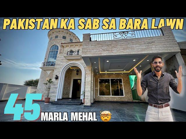 45 Marla (OWNER BUILT) BIGGEST LAWN House on Mountain Top For Sale in DHA 3 Islamabad