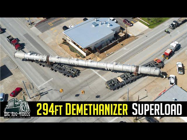 Demethanizer Tower Superload - Lone Star Transportation