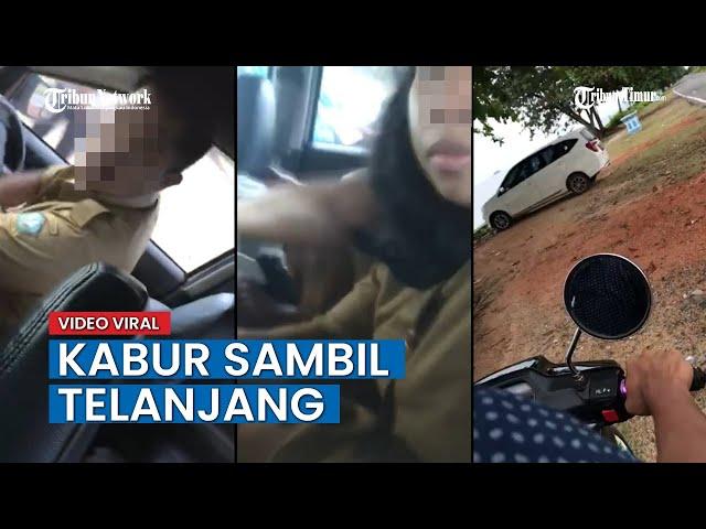 VIRAL Video Dua ASN Kepergok Mesum di Dalam Mobil, Kabur sambil Telanjang