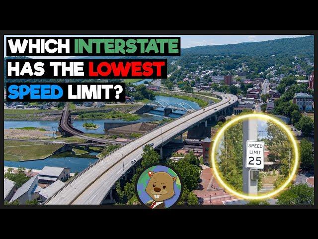 Which US Interstate Has The Lowest Speed Limit?