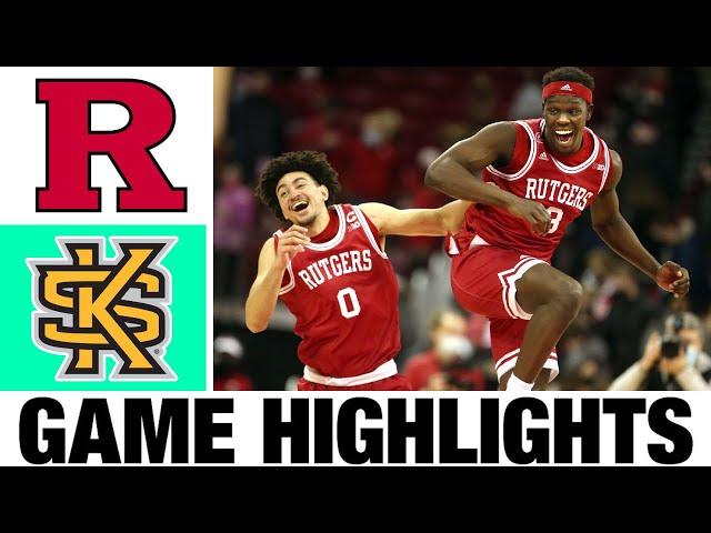 #24 Rutgers vs Kennesaw State Highlights | NCAA Men's Basketball | 2024 College Basketball