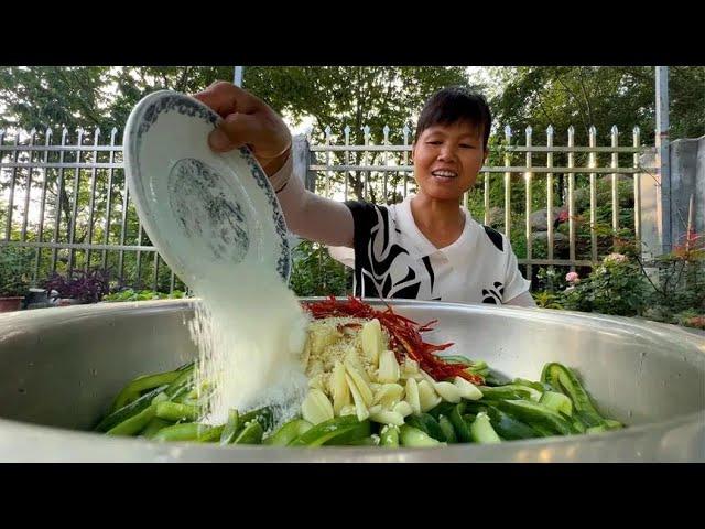 What you harvest is your mood and happiness. How should you eat so many cucumbers?