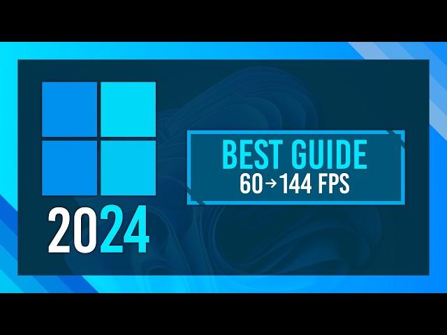 2024 Ultimate Windows Gaming Performance Optimization