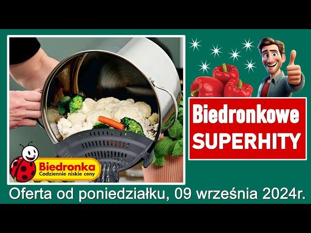 𝐁𝐈𝐄𝐃𝐑𝐎𝐍𝐊𝐀  Nowa Oferta od Poniedziałku 09.09.2024 | Biedronkowe Superhity