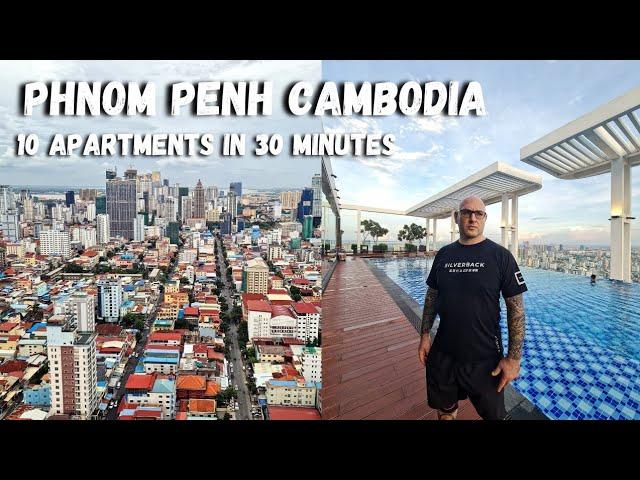 Phnom Penh Cambodia Real Estate Market | 10 Apartments In 30 Minutes 