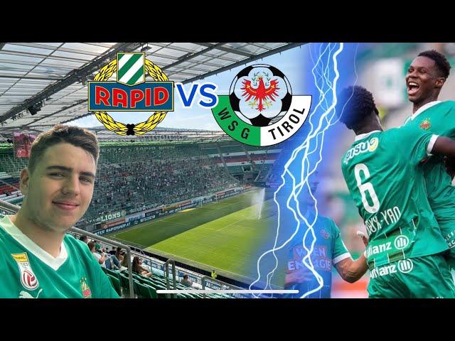 RAPID gegen WSG | Admiral Bundesliga | Bester Sessionstart der Geschichte |Stadionvlog | Alexice99