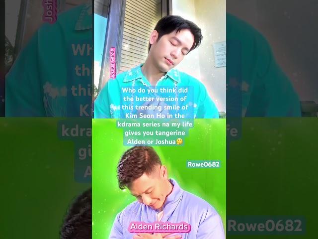 Who have the better version on this trend Joshua or Alden #celebrity #actor #showbiz  #rowe0682