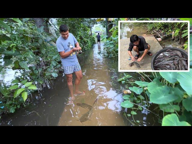 LUBOG SA BAHA! NAGKALAT ANG MALALAKING ISDA SA HARAP NG BAHAY! BUHAY PROBINSYA! PHILIPPINES! BAGYO!