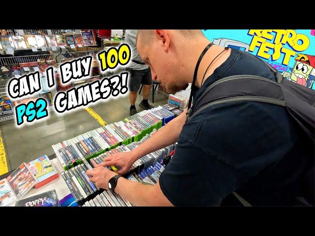 Can I Buy 100 PS2 Games at RETRO RICK'S Game Convention?