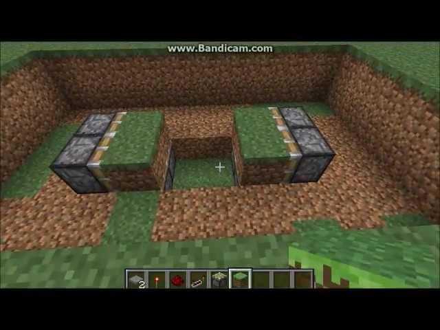 Minecraft Tutorials - Secret Pitfall/Trap