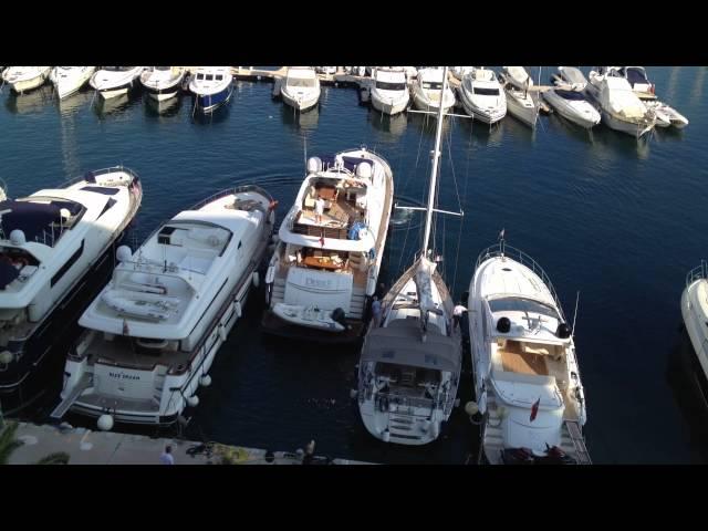 Docking a Yacht Monaco Style