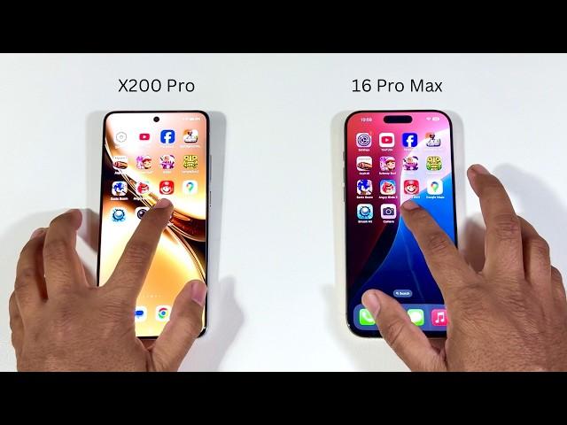 Vivo X200 Pro vs iPhone 16 Pro Max SpeedTest and Camera Comparison