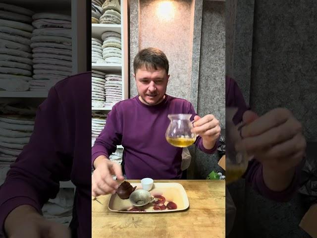 Дегустируем чай за 12000₽.  Шен пуэр дорого.