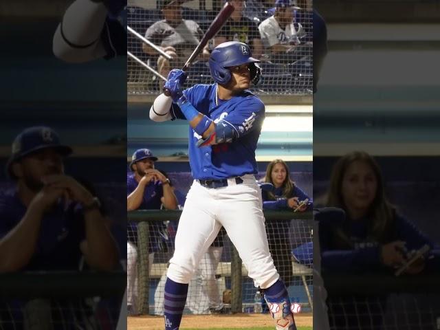 Wilman Diaz - One Swing Only, A Single #oneswingonly #dodgersprospects