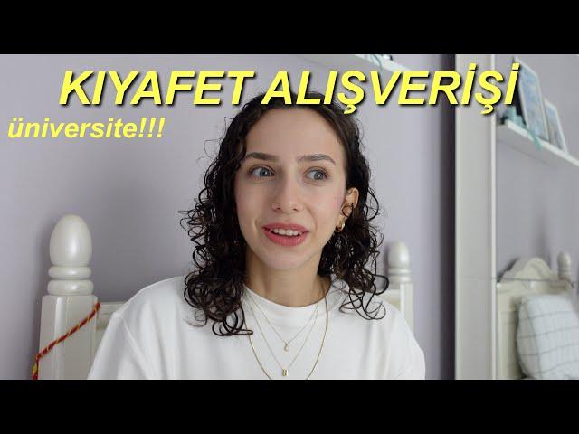 ÜNİVERSİTE İÇİN KIYAFET ALIŞVERİŞİM️ Okula Dönüş🫡 #backtoschool