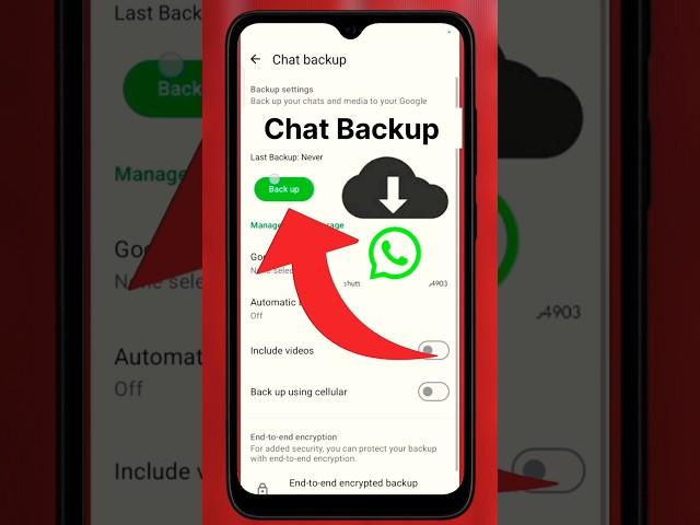 WhatsApp Chats Backup कैसे करे 2025whatsappchatbackup#whatsappchats#shorts#whatsappbackup#whatsapp