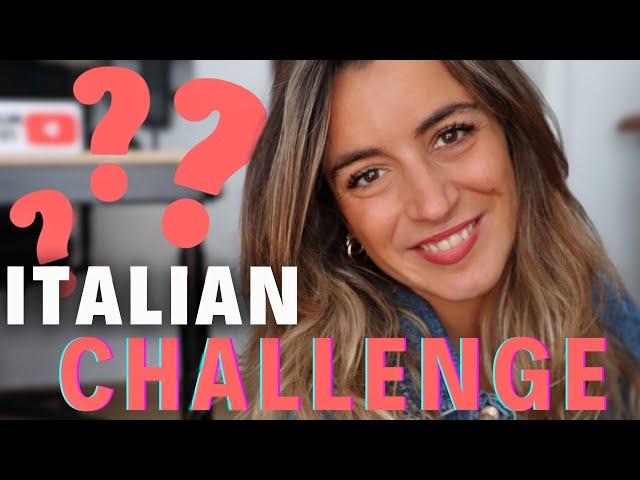 ITALIAN guessing CHALLENGE