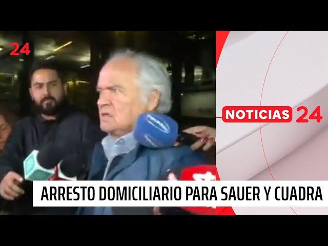 Caso Factop: arresto domiciliario nocturno para Alberto Sauer y Darío Cuadra | 24 Horas TVN Chile