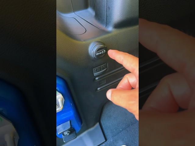 Secret Power outlet trick #jeep #jeepwrangler