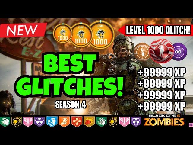 BEST GLITCHES in BO6 ZOMBIES SEASON 4 (SOLO UNLIMITED EVERYTHING GLITCH) BEST BO6 ZOMBIES GLITCHES!