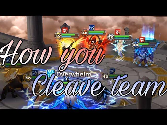 魔靈召喚 | 你的速刷 ? 一波流?二波流 | 你有波波流隊伍嗎? | SUMMONERS WAR | How you cleave team ??