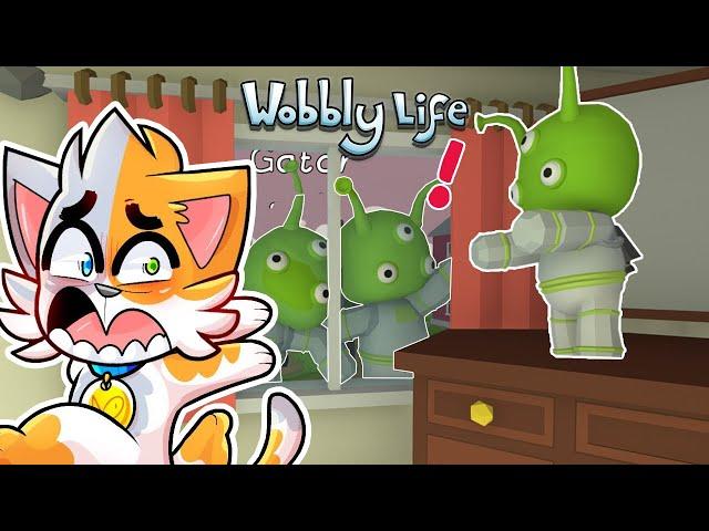 LOS OVNIS ME VISITAN Y ME UNEN A SU TRIBU ! (tengo miedo ) - Wobbly Life #16