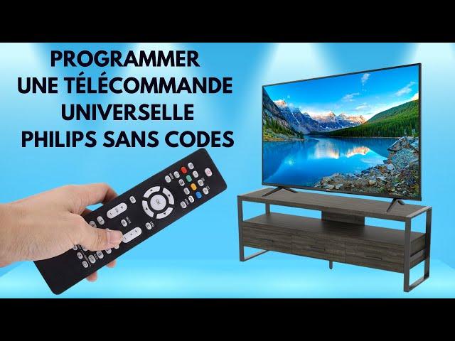 Comment programmer une télécommande universelle Philips avec une télévision sans codes